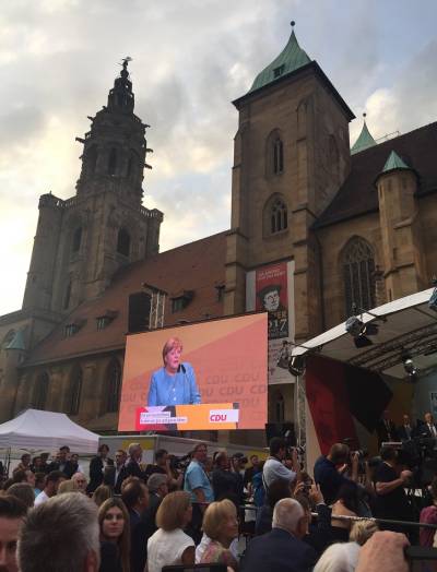 Angela Merkel in Heilbronn - 