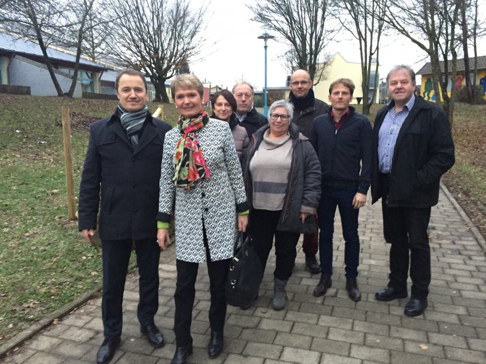 Friedlinde Gurr-Hirsch und die CDU-Fraktion zu Besuch an der Birkenbachschule Kirchardt
